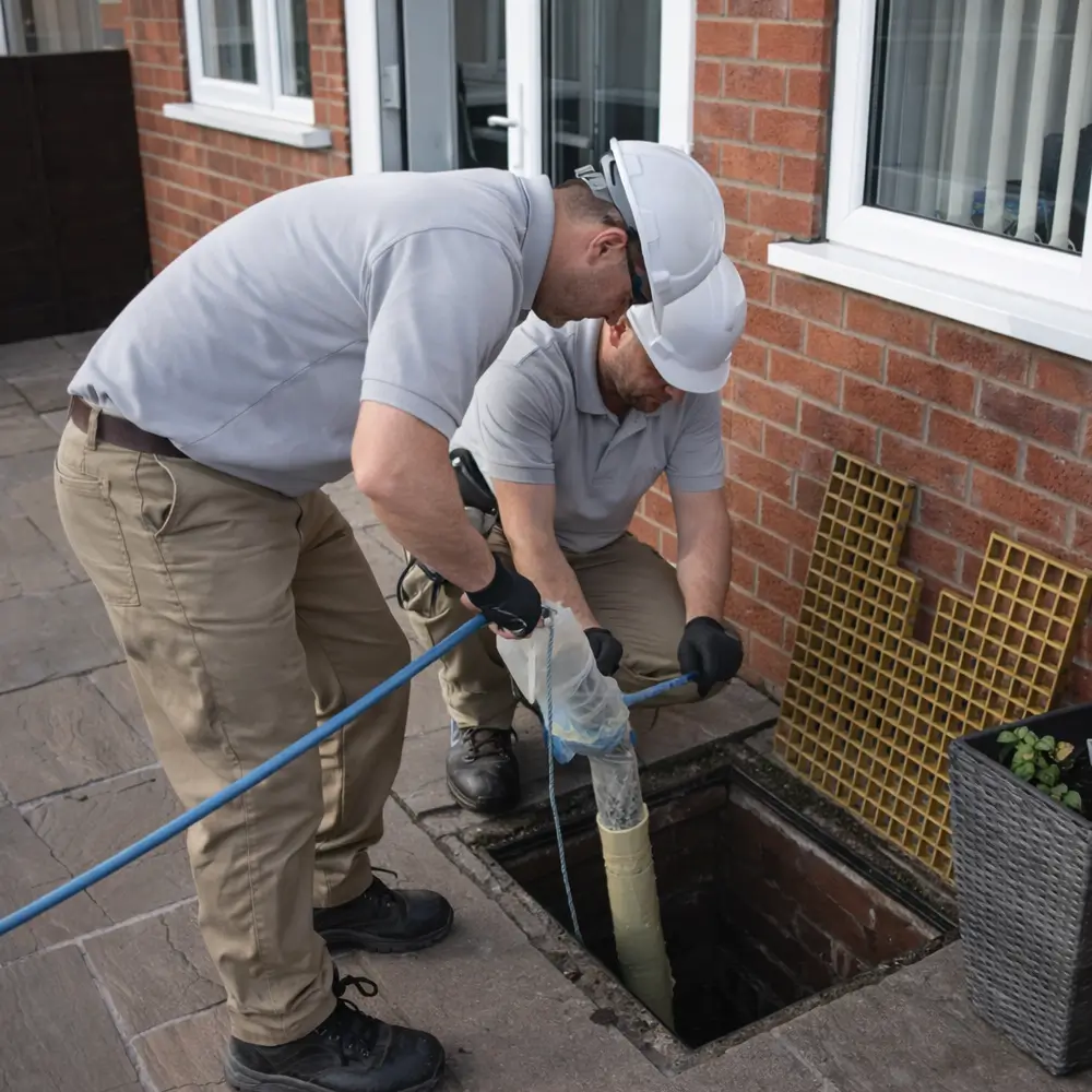 Blocked drain repair service in Whitfield